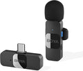 BOYA Wireless Lavalier Microphone for Android USB C Smartphone Tablet External Noise Canceling Mini Lapel Type C Microphone for iPhone 15 Clip-On Mic for Video Recording Podcast YouTube Live Streaming by BOYA