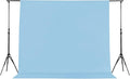 Joccun 7X10 FT Light Blue Backdrop Background for Photography,Polyester Backdrop Curtain Background Screen for Photography,Photoshoot,Video Recording,Studio(7X10ft,Light Blue) by Joccun