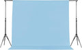 Joccun 10X10 FT Light Blue Backdrop Background for Photography,Polyester Backdrop Curtain Background Screen for Photography,Photoshoot,Video Recording,Studio(10X10ft,Light Blue) by Joccun