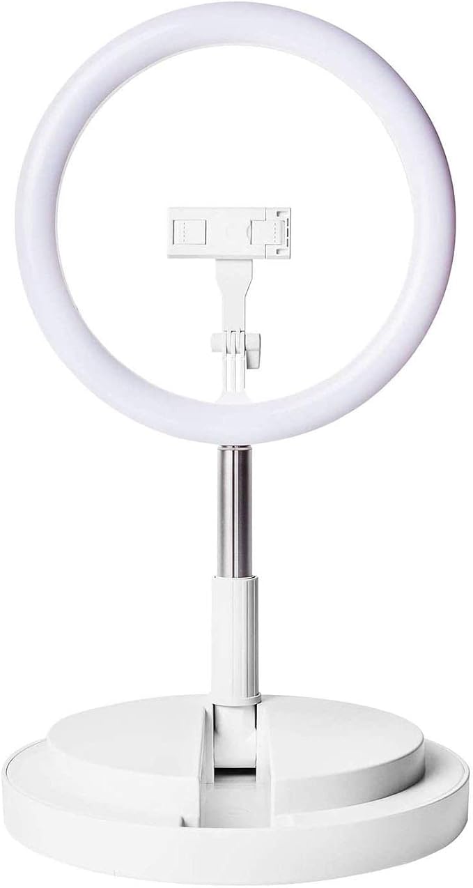 Superstar Slim - 11in Foldable Ring Light with Stand and Phone Holder | Portable for Easy Transport | 3 Adjustable Light Modes | Perfect for Videos, Stories, TikTok by LITTIL