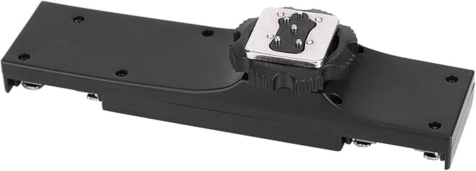 Hot Shoe Splitter, Multifunctional Hot Shoe Flash Light Bracket, Hot Shoe Mount Plate Adapter, High Loading Accessories for SLR Camera Camcorder (for) - Image 2