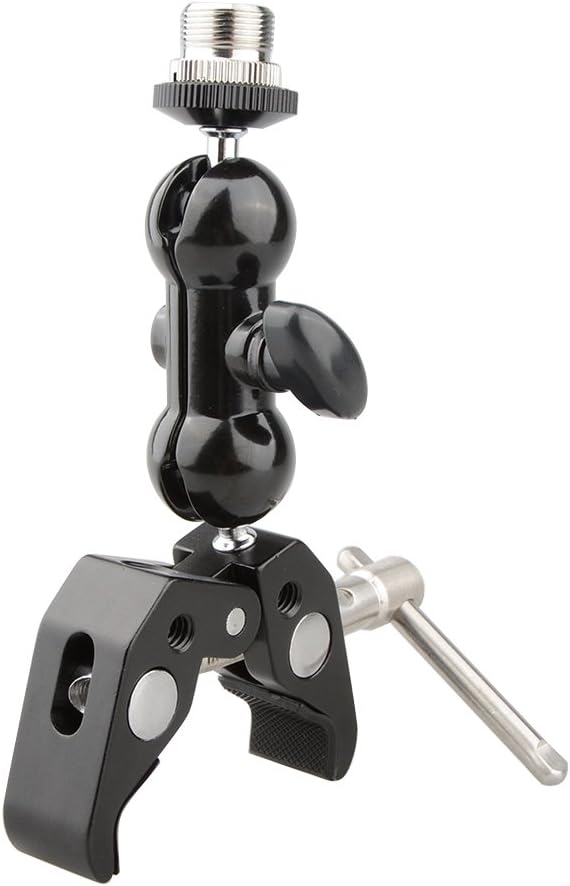 CAMVATE Crab clamp & Mini Ball Head Camera Mount for Microphones - 1196 by CAMVATE