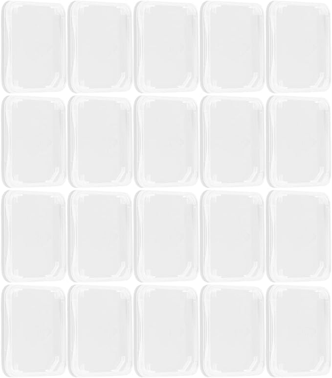 Hemobllo 100 Pcs Transparent Card Cases Storage Box Lightweight Memory Card Holder for Secure Protection and Easy Carrying by Hemobllo