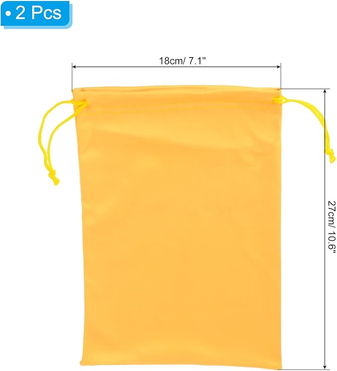 PATIKIL Ski Goggle Bag Microfiber Snow Goggles Case Cover Soft Storage Sleeve Drawstring Pouch - Image 2