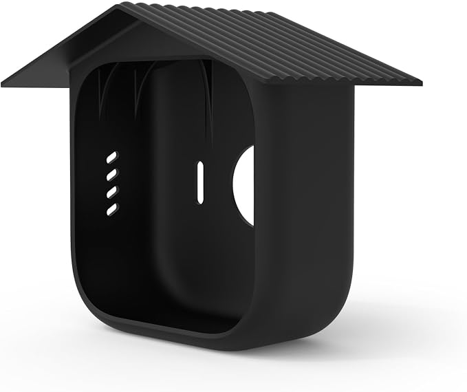 Silicone Cover for Blink Outdoor 4 & Outdoor 2K+ Camera, 1-Pack | Protective skin, birdhouse design, black by Holicfun