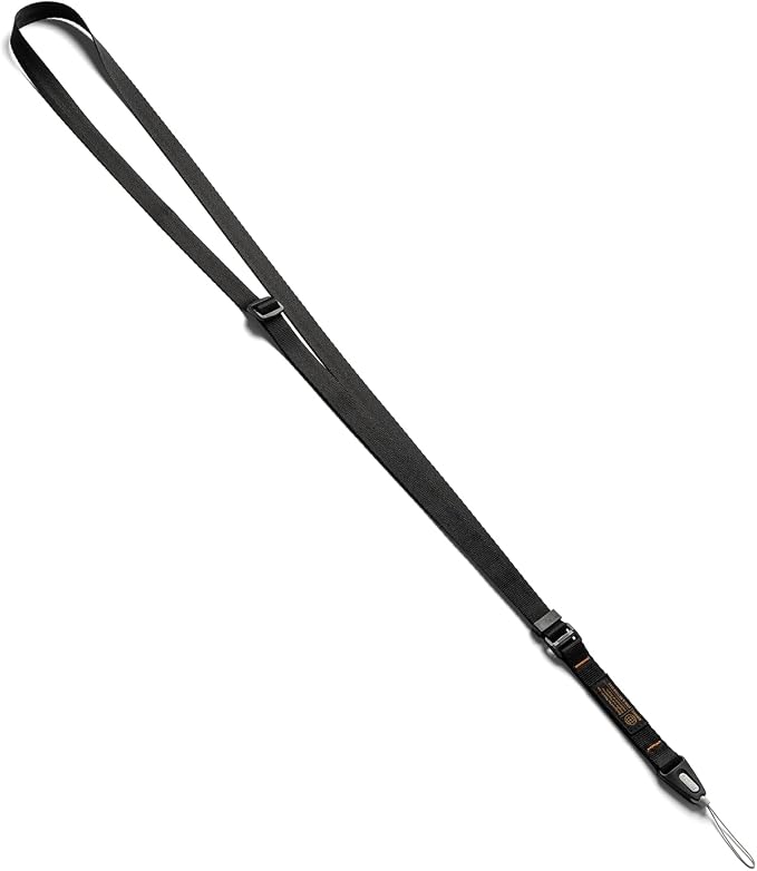 Ringke Phone Lanyard [Lanyard Strap Slim Black] for Camera | Travel Essentials, One-Touch Buckle, Premium Material Phone & Camera Accessories, Adjustable Sturdy Universal Neck Strap by Ringke