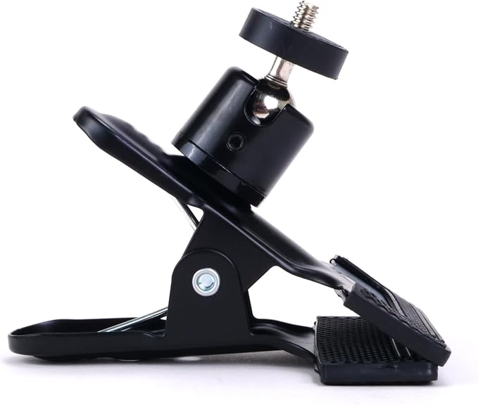 Gabil GRM-DDC1-2 Pack Aluminum Alloy Clamp with 1/4" Damping Ball Head, Universal Mount for GRA-AT330T/TC Controller Box and Camera Accessories, Anti-Slip Rubber Pads, Fits 2.28" Max Table Thickness - Image 7