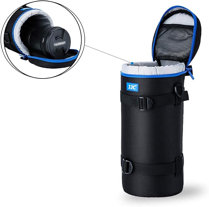 JJC Camera Lens Case Pouch, Padded Bag Fits Lens up to 4.9 x 11.4 (D x L) | for Telephoto Lens Canon RF 800mm f11/Tamron SP 150-600mm/Sigma 150-600mm/150-500mm/Nikon Nikkor AF-S 200-500mm Lens & More - Image 5