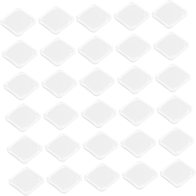 OSALADI 100pcs Card Storage Cases Plastic Memory Card Holders Photo Storage Box for Memory by OSALADI