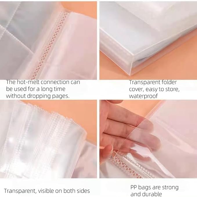 2 Pack Small Photo Album 4x6 Photos Book, Travel Plastic Picture Books | Each 24 Pages Shows 48 Pictures,Postcard Album,Mini Photo Album,Baby Photo Books for Pictures Store and Display Memories - Image 6