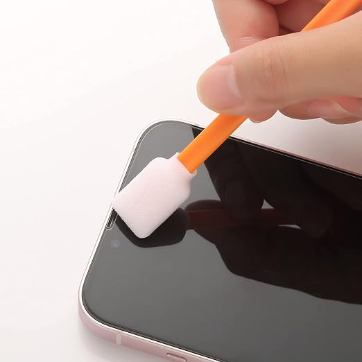 AAwipes Foam Swab Sticks (100 pcs Large Rectangular Foam Tips, 5.25", Orange) Cleanroom Cleaning Swab Sponge Stick for Inkjet Printer, Optical Instruments, Car Detailing - Image 9