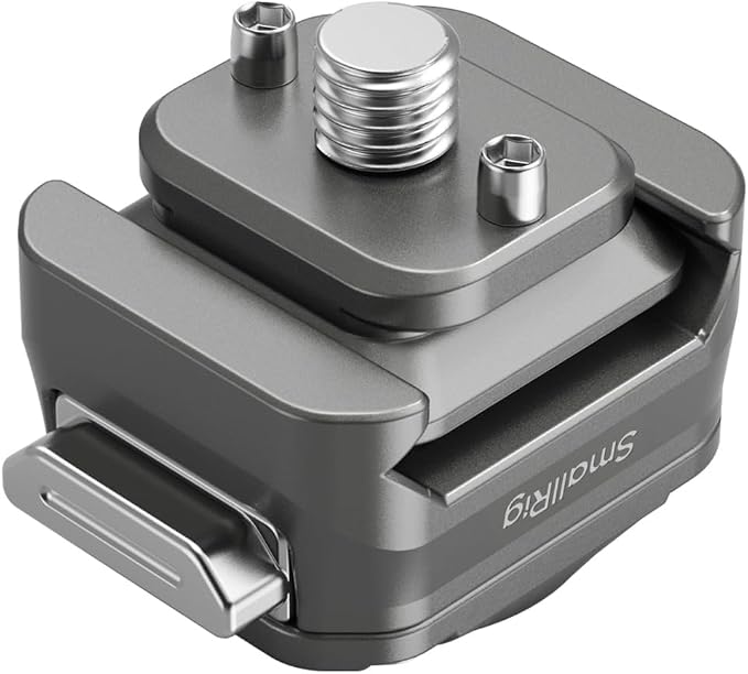 SmallRig HawkLock H21 QR Mount Plate Dual-Directio NATO Rail | Anti-Deflection 1/4"-20 Screw, holds up to 11lb for cameras, monitors, action cameras by SmallRig