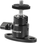 CAMVATE 1/4"-20 Mini Ball Head with Ceiling Mount for CCTV & Video Mount by CAMVATE