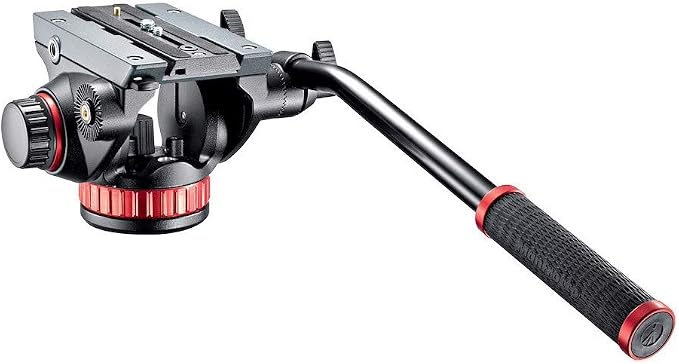 Manfrotto Video Head with Flat Base, Video Head for Compact Video Cameras and DSLR Cameras, for Filming, Videography, Content Creation, Vlogging, Live Streaming | Live Streaming, DSLR Cameras, Content Creation, Flat Base - Image 7