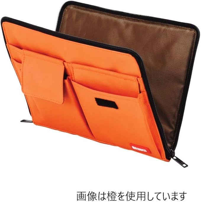 LIHITLAB Laptop Sleeve With Storage Pockets (Bag-in-Bag), 7.1 x 9.8 Inches, Indigo (A7553-11N) - Image 4