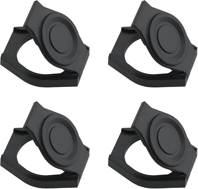 4PCS Protective Lens Privacy Cover Shutter, Universal Webcam Cover, Desktop Computer External Webcam Lens Cover Shutter Cap Hood, Streaming Web Camera Privacy Cover Clip, Black by Ruiwaer