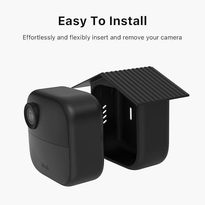 Silicone Cover for Blink Outdoor 4 & Outdoor 2K+ Camera, 3-Pack | Protective skin, birdhouse design, black - Image 5