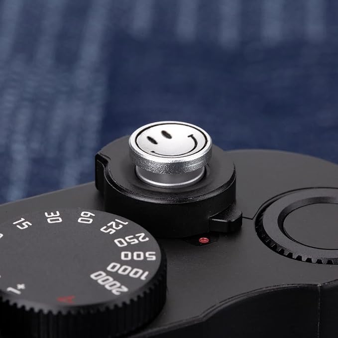 Camera Shutter Button Compatible with FUJIFILM X-T5 X-T4 X-T20 X-T30 X-T200 X-PRO2 ，,Soft Release Button for laica M9 (Smile) - Image 7