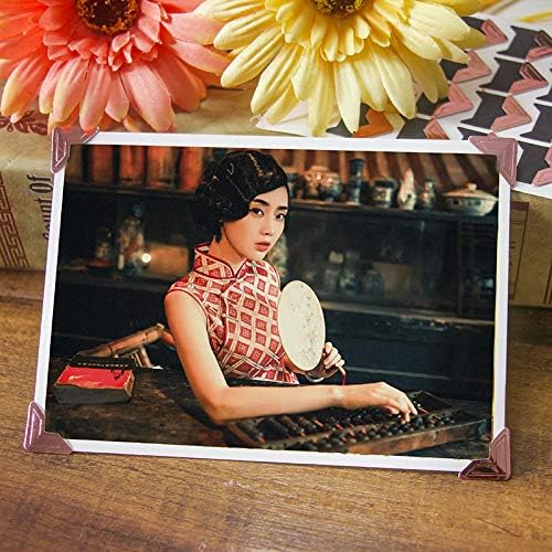 360 Count Self-Adhesive Acid Free Photo Corners for Scrapbooks Memory Books (Rose Gold) - Image 2