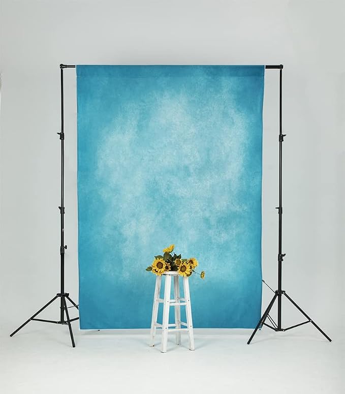 Kate 1.5x2.2m Blue Portrait Backdrops Abstract Blue Photography Backgrounds Vintage Backdrops - Image 4