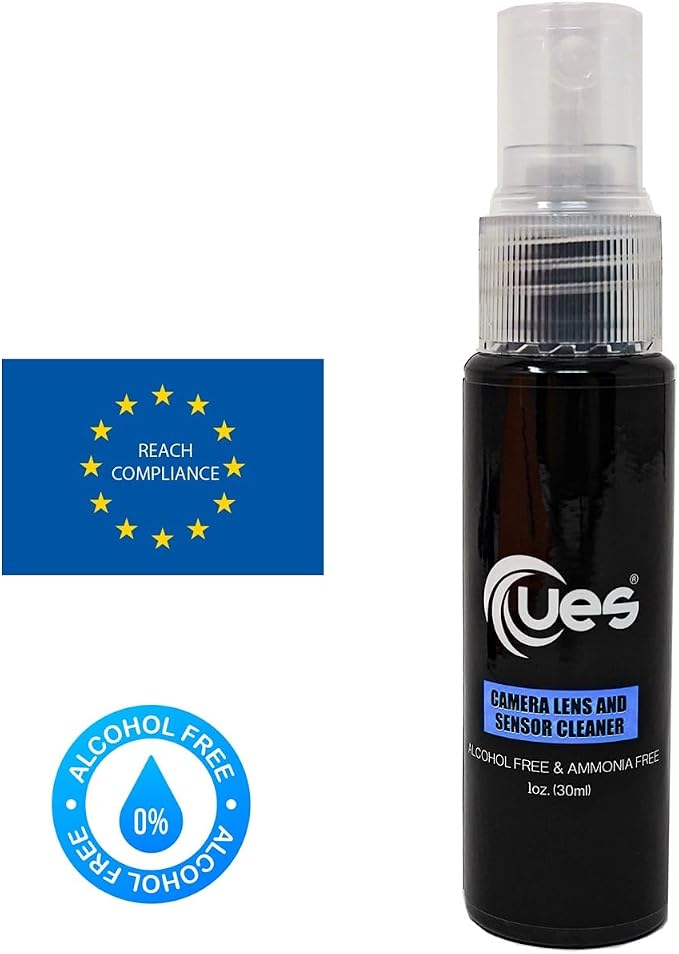 UES 21-in-1 Professional Full Frame Camera Cleaning Kit with a Travel Case | Lens & Sensor Cleaner, Air Blower, Lens Cleaning Pen, Microfiber Lens & Screen Cloth & Tissue, 10 Full Frame 24mm Swabs - Image 7