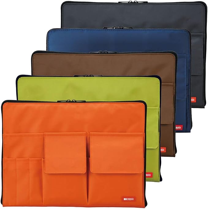 LIHIT LAB Laptop Sleeve with Storage Pockets (Bag-in-Bag), 10 x 13.8 Inches, Indigo (A7554-11N) - Image 7