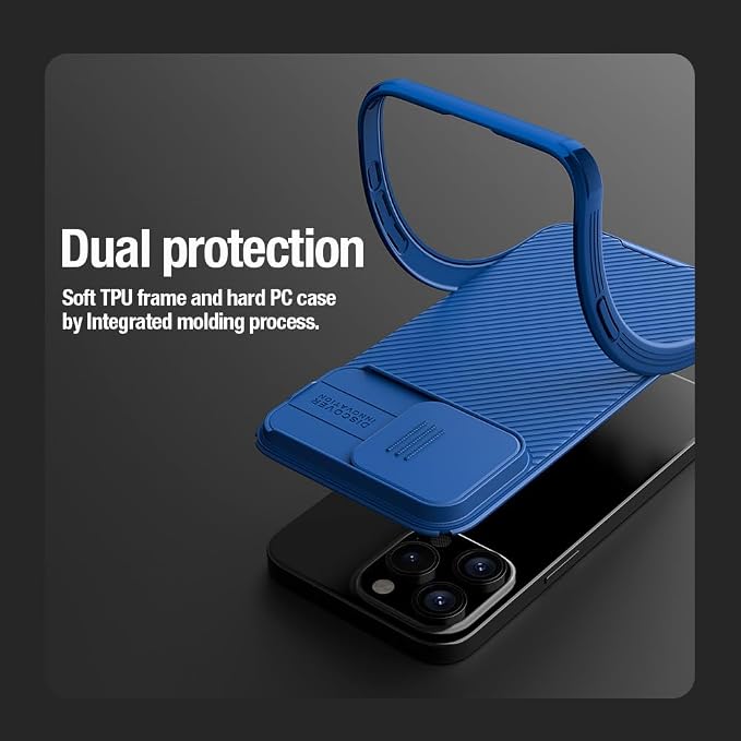 Mangix for iPhone 15 Pro Max Case with Camera Cover,Slim Fit Thin Polycarbonate Protective Shockproof Cover with Slide Camera Cover, Upgraded Case for Apple iPhone 15 Pro Max 6.7inch Black - Image 5