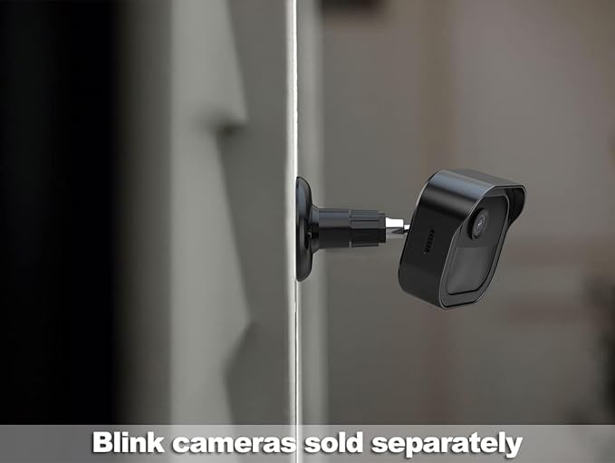 Blink Outdoor Camera Mount,360°Swivel Mount for Blink Outdoor 4/2K+ Camera | 2Pack Weatherproof Housing Covers, Wall Mount for Blink Home Security System, Blink Sync Module Mount, Black - Image 3