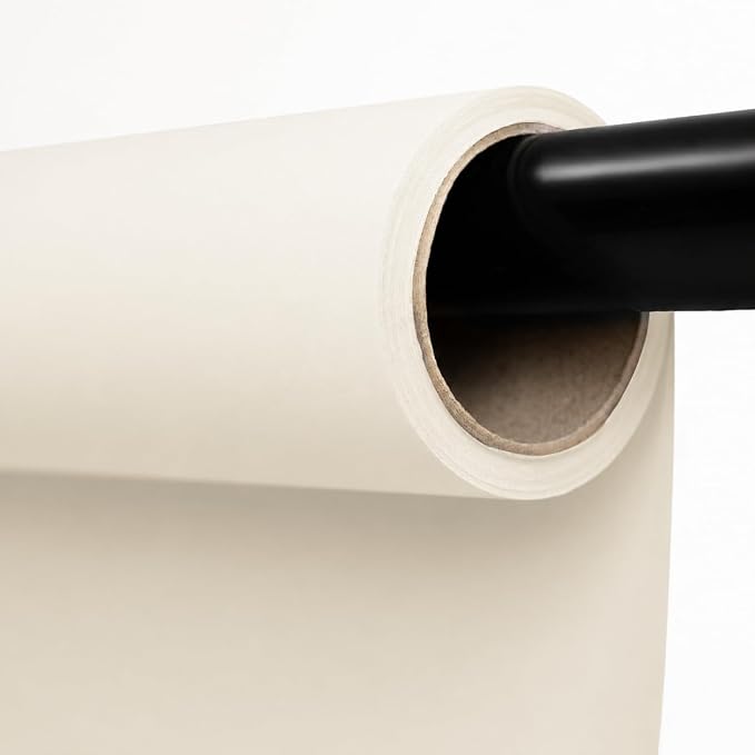 Kate Seamless Paper Backdrop for Photography Snow White Photo Backdrop Paper Roll(53''x32.8' Snow White) by KateBackdropforPhotography