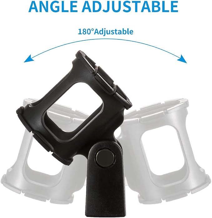 Microphone Shock Mount Holder Clip Mic Anti-Vibration for Condenser Shotgun Mic like Rode NTG-1 NTG-2 NTG-3 NTG-4 NTG-4+ NTG-5 Sennheiser MKE 600 - Image 3