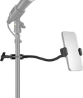 NEEWER BASICS Mic Stand Phone Holder with Flexible Arm, 360° Ball Head Boom Arm Microphone Floor Music Stand Cell Phone Mount Compatible with iPhone Android Samsung Video Recording, MS009 by Neewer