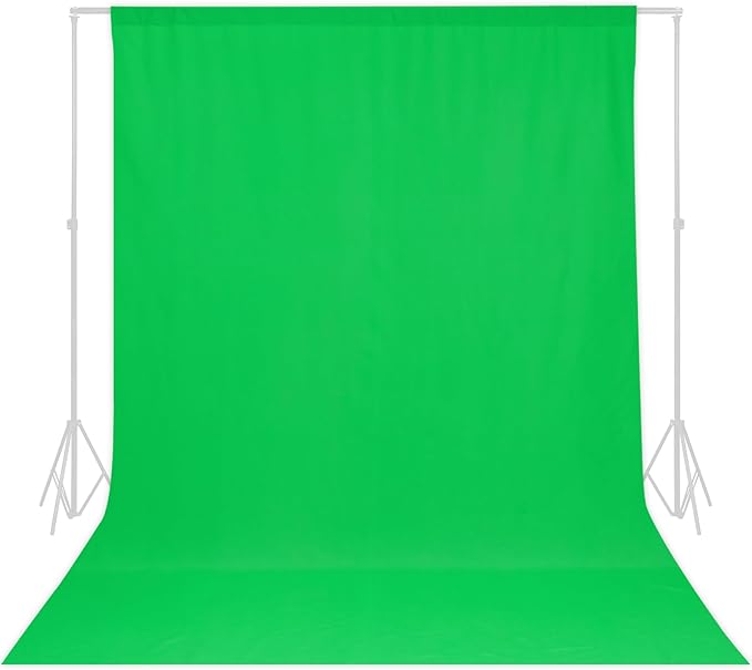 TRLYC Green Photography Backdrops 5x7FT Seamless Background for Studio | Green Backdrop for Photoshoot Video Backgrounds Screen Party Wrinkle-free Polyester Non-Glare Rod Pocket Easy Setup by TRLYC