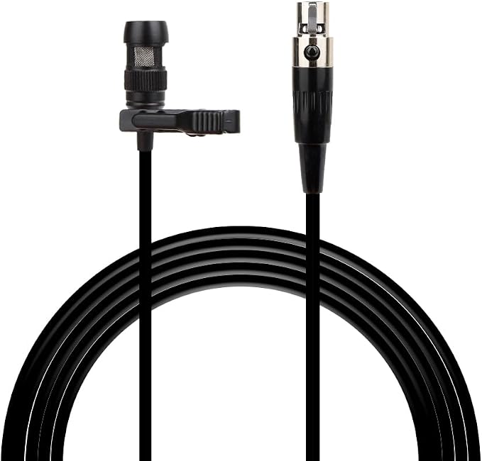 YXG Lavalier Microphone Lapel Microphone, Heart Shaped Directional Condenser mic Compatible with Shure Wireless Bodypack Transmitter, with 1.45m Cable Mini XLR 4 Pin TA4F Plug - Image 7