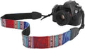 MoKo Camera Strap, Premuim Cotton Canvas Braided Adjustable Universal Sling Shoulder Neck Belt for All DSLR Digital Camera Canon, Fuji, Nikon, Olympus, Panasonic, Pentax, Sony - Bohemia Blue | Cotton Vintage Camera Strap,Adjustable Neck Shoulder Strap,... by MoKo