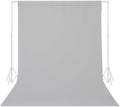 TRLYC Gray Photography Backdrops 10x12 FT Seamless Background for Studio | Gray Backdrop for Photoshoot Video Backgrounds Screen Party Wrinkle-free Polyester Non-Glare Rod Pocket Easy Setup by TRLYC