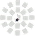 20pcs Plastic Memory Card Storage Case Compatible with SD MMC/SDHC PRO Duo White (20 PCS) by SteelFever