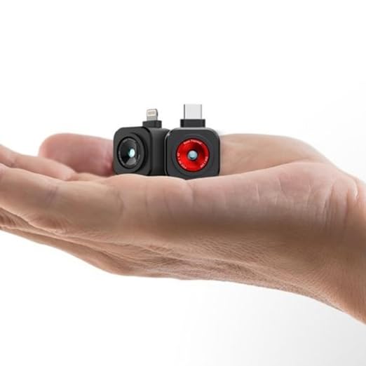Seek Thermal - Nano 200 Thermal Camera for Apple iOS with USB-C Connector, iPhone Thermal Camera, High Resolution 200 X 150 Thermal Imager, 25hz Imaging Frame Rate, -4°F~626°F, iPhone 15 & 16 - Image 3