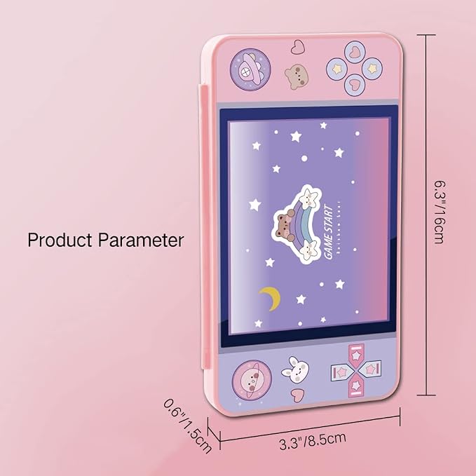 PERFECTSIGHT Switch Game Case Compatible with Nintendo Switch 2/ OLED/ Lite, 24 Switch Game Holder，Cute Switch Game Card Case Cartridge with 24 Slots Card Storage (Rabbit Bear) - Image 6