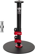 IFOOTAGE A200 Round Base Monopod 22" Desktop Mini Tripod | Aluminum Tabletop Small Tripod Compatible with DSLR Camera Light Webcam for Live Streaming Vlogging, Payload 10KG/22LBS by IFOOTAGE