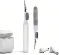 3 in 1 Cleaner Kit for AirPods Pro 1 2 3, Multi-Function Cleaning Pen with Soft Brush & Flocking Sponge for Bluetooth Earphones, Headsets Charging Case, iPhone, Laptop, Electronic Devices by KDYNIX