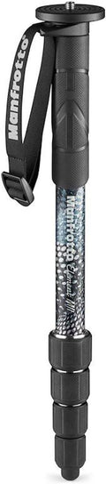 Manfrotto Element MII 5-Section Aluminum Monopod with Wrist Strap, Black by Unknown