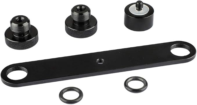 CAMVATE Double Microphone Mounts Bracket T-bar - 1958 - Image 5