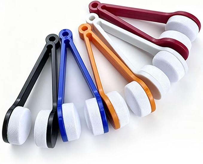 5 PCS Mini Eyeglass Cleaning Tool Kit Portable Spectacles Microfiber Cleaner Soft Brush Clip for Sun Glasses Sunglasses and Lenses - Image 5