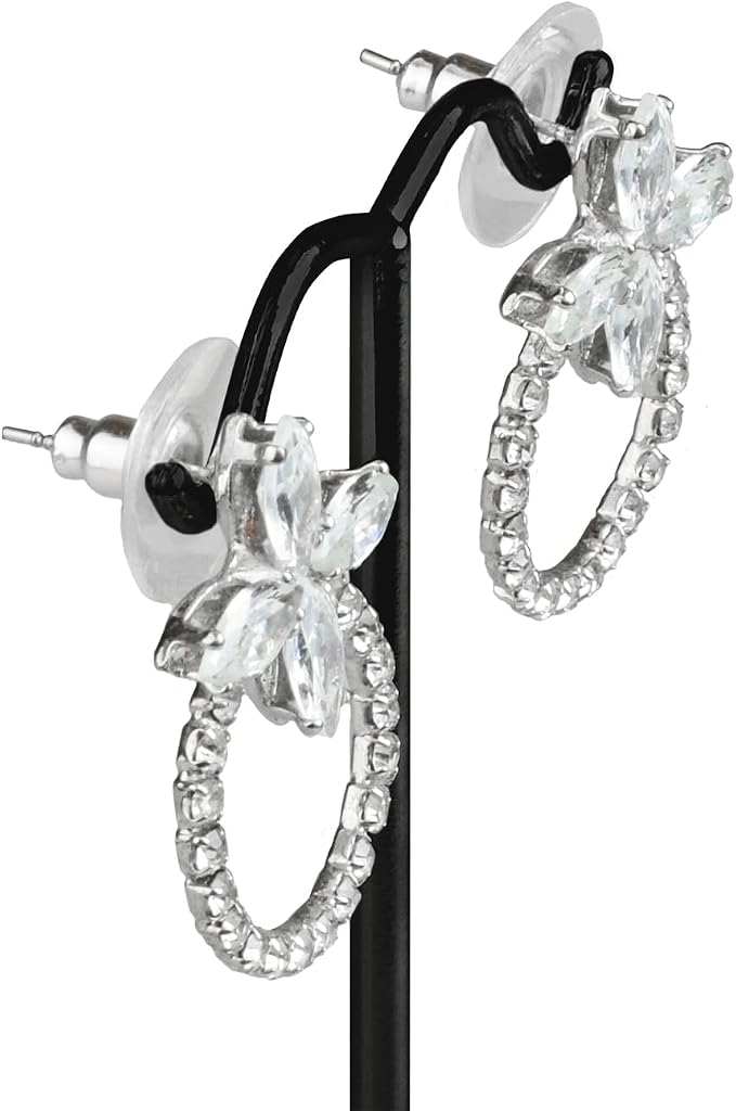 MOOCA 4-Piece Acrylic Earring Display Stand Set, Black | Premium acrylic bracelet and necklace display, easy to assemble for travel, trade shows, home, or retail displays - Image 6