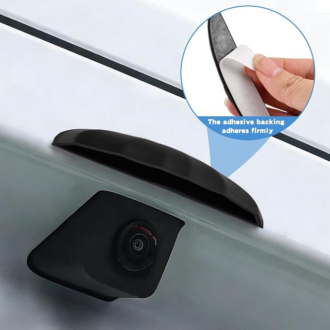 2Pcs Car Rear View Backup Camera Cover, Silicone Car Backup Camera Protective Sticker for Most of Cars, 3.93x0.78x0.78inch - Image 7