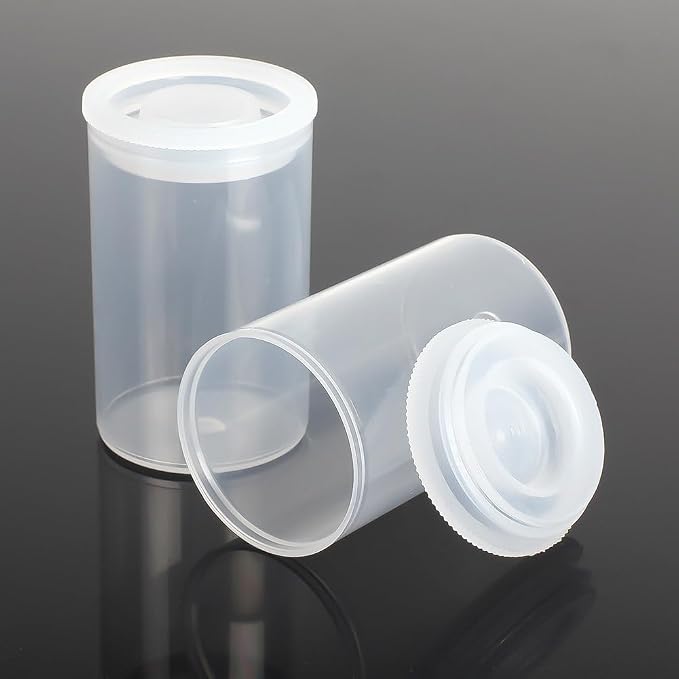 12 Pcs Clear Plastic Film Canisters Small Film Storage Case Tube Camera Film Holder Fish Hook Containers Bead Organizer Containers Small Accessories Storage Containers - Image 3