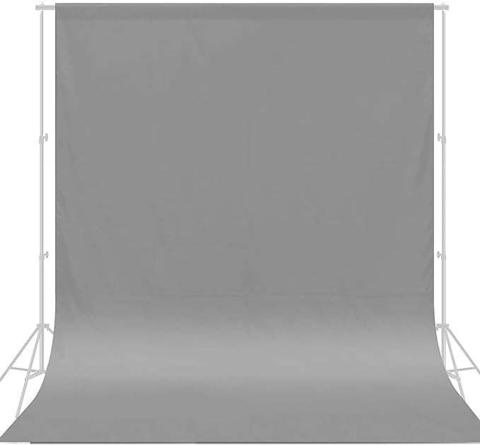 CPLIRIS 10x12ft Gray Backdrop Photography Grey Photo Shooting Background with Matt Surface for Protrait Photoshoot - Image 7