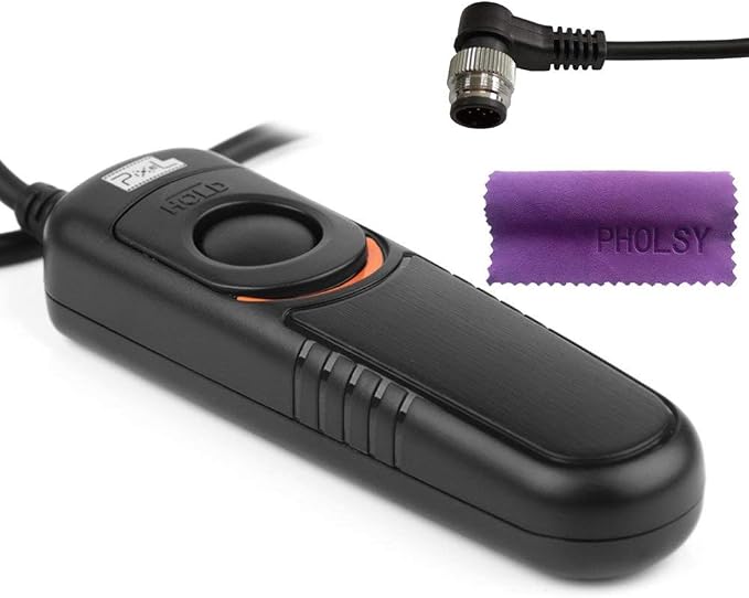 Pixel Remote Shutter Release Cable DC0 Remote Trigger Compatible with Nikon | For Nikon Z8 Z9 D3 D4 D5 D6 D800 D850 D810 D700 D500 D300 D200 F6 F100 F5 F90X F90 N90s D1X D2H D3X Replace MC-30A by Pixel