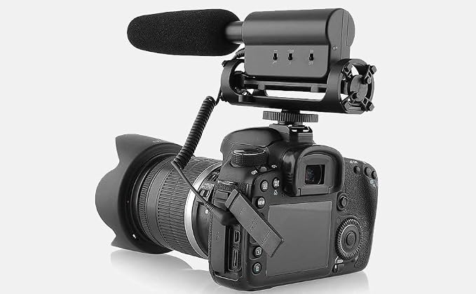 Stereo Microphone with Windscreen (Shotgun) for Sony FDR-AX33, FDR-AX43 & FDR-AX53 - Image 4