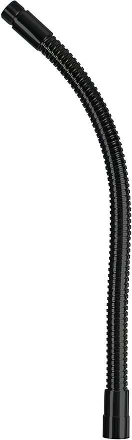 On-Stage 13" Microphone Gooseneck, Black & TM08B Microphone Flange Mount, Black - Image 2